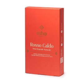 isha cosmetics - Warmes rotes Henna, 100 g, Haarfarbe für Haare, pflanzliches und natürliches Pulver