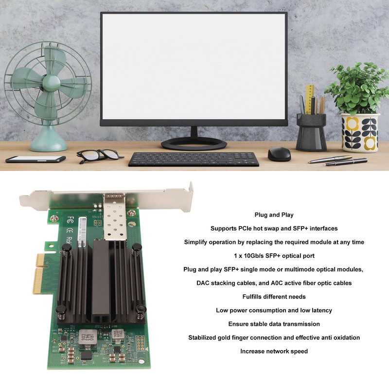 10 Gigabit PCI Express Network Adapter Professional Fast Data Transfer