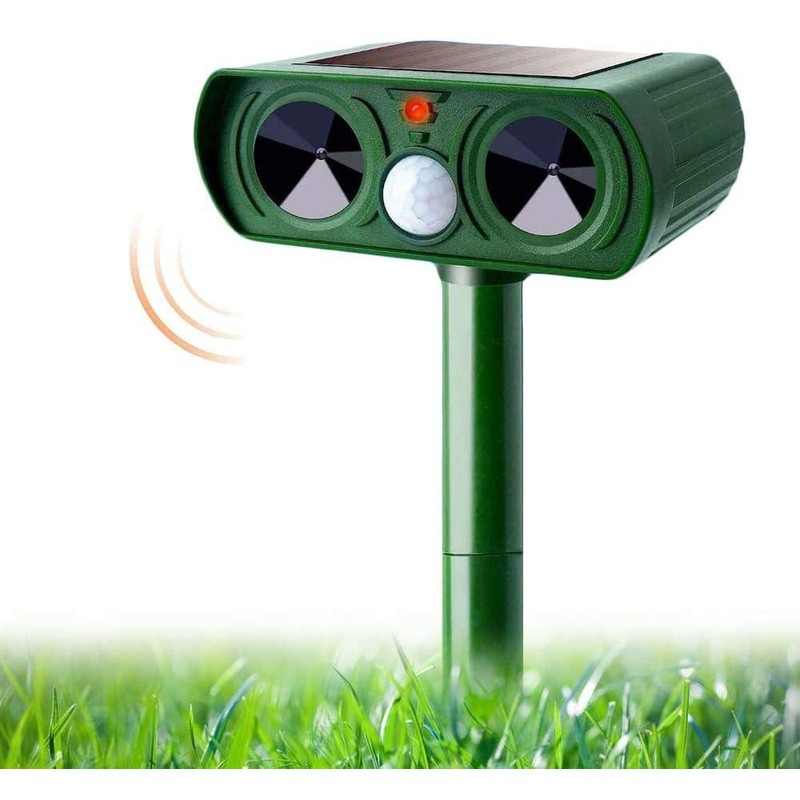 Drive away stray cats and dogs solar mouse repeller ultrasonic