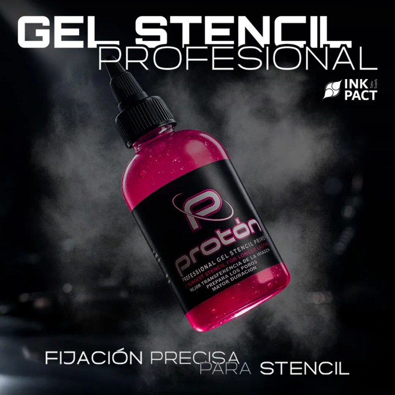 Stencil Transfer Profesional Para Tatuaje Protón 4 Oz Rosa