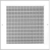 6" x 6" Cube Core Eggcrate Return Air Grille - Aluminum Rust Proof - HVAC Vent Duct Cover - White [Outer Dimensions: 7.75 X 7.75]