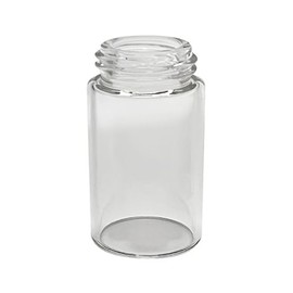 J.G. Finneran 34013-1545 Clear Borosilicate Vial, 13-425mm Thread, 1 Dram 4.0mL Capacity, 15mm Diameter, 45mm Length, Pack of 100