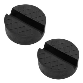 Aoyswuz Pack of 2 Car Jack Rubber Pad Load Capacity 3 Tonnes Rubber Car Jack Pad Car Jack Pads for Trolley Jack and Lifting Platforms Trolley Jack