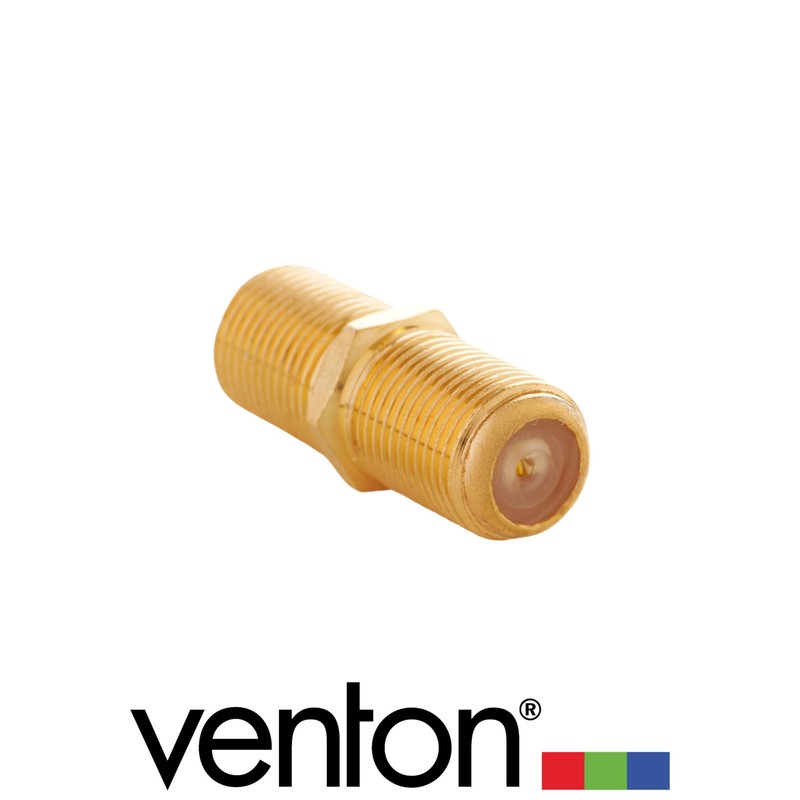 VENTON 20x F-Connectors 7 mm with 10x Gold-Plated F-Connectors: with
