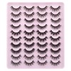 JIMIRE Eyelashes Fluffy 5D Natural False Eyelashes 5 Styles Mixed