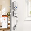 Probrico Smart Keyless Entry Door Lock Deadbolt,Front Door Handleset with