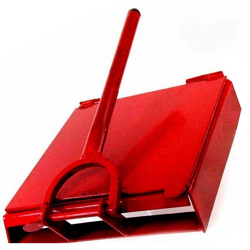 Made in Mexico Red Manual Flower/Corn All Metal Tortilla Maker