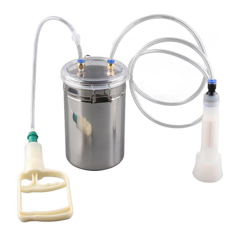 Manual Milking Machine, 2l Hand Pump Milker Machine Effort Saving