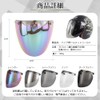 MAKUMINORS Helmet Shield Helmet Shield Bubble Jet Open Close Motorcycle