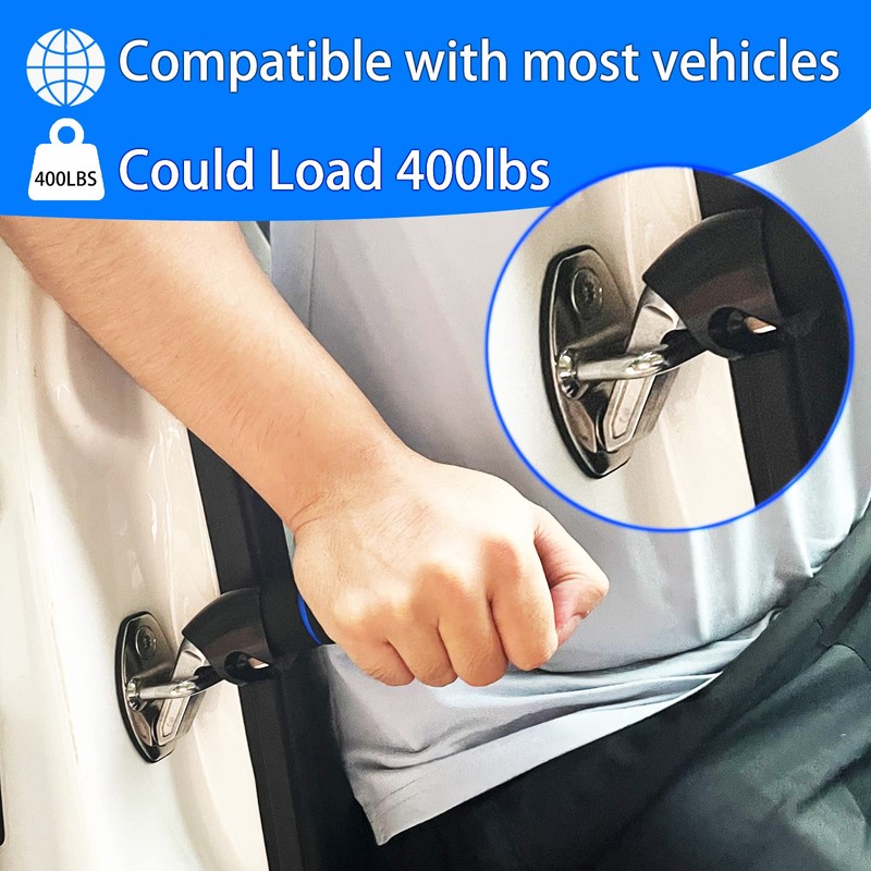 KOUNATSURI 2Pack Car Door Handle for Elderly Car Handle Assist
