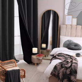 Deconovo Store 2 Cortina Forro Blackout Aislamiento Térmico Ruido 132x242cm