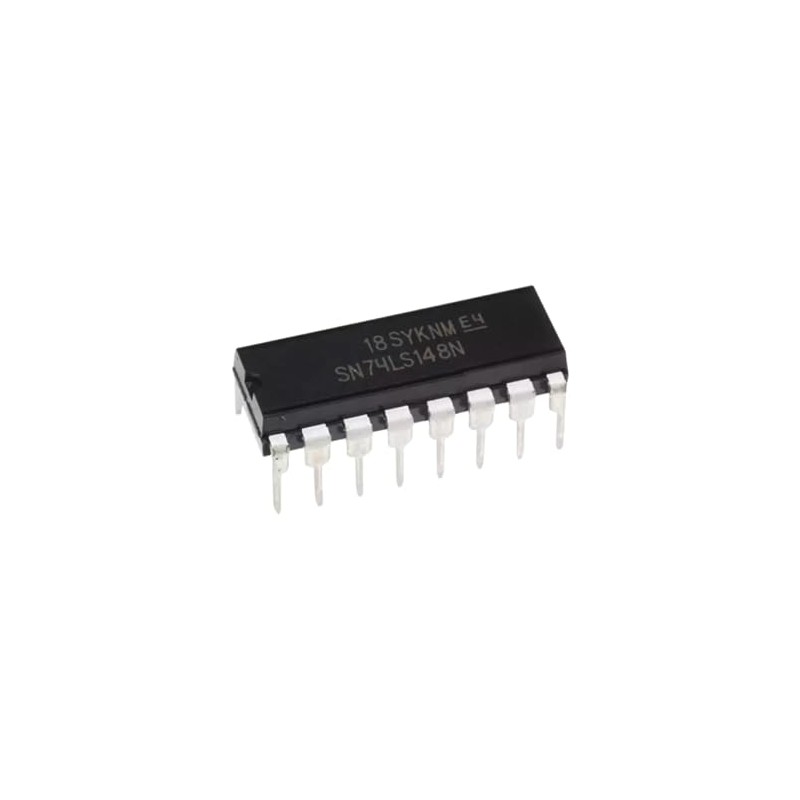 Circuito Integrado Chip IC 74LS148 Codificador Prioritario de 8 a
