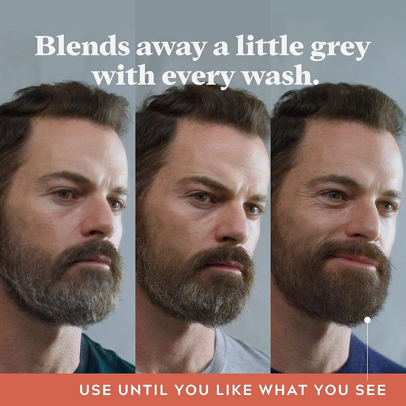 Just For Men Control GX Grey-Reducing Beard Shampoo for Subtle,