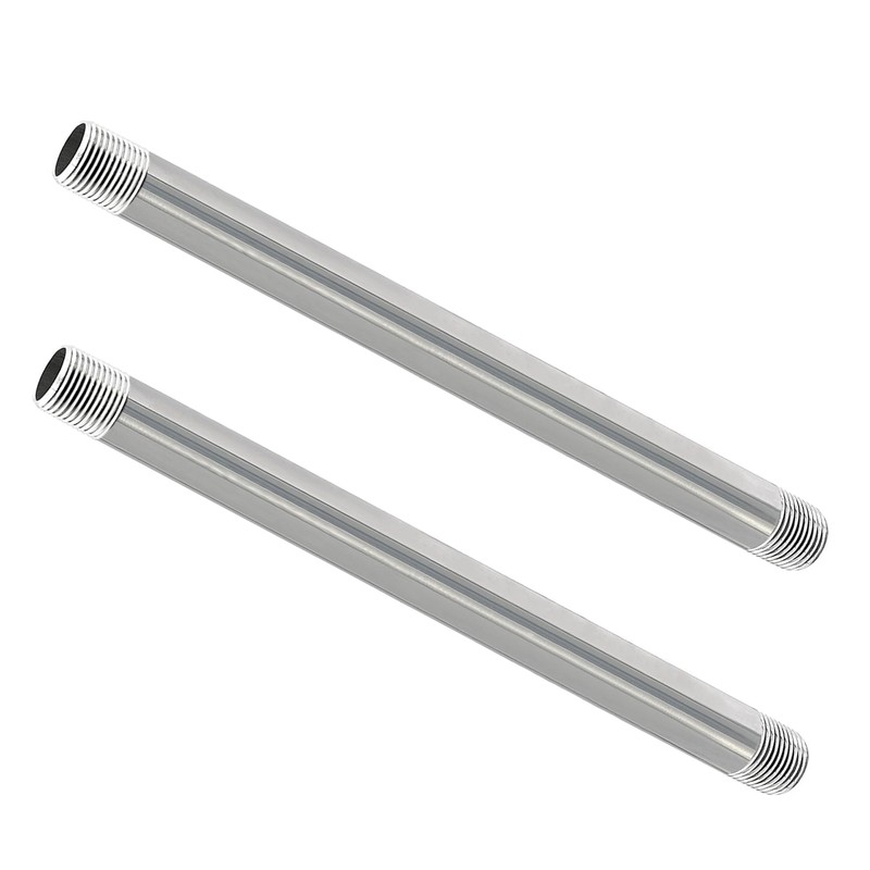 GeilSpace 3/4" x 14" Stainless Steel Pipe, 304 Pipe Nipple