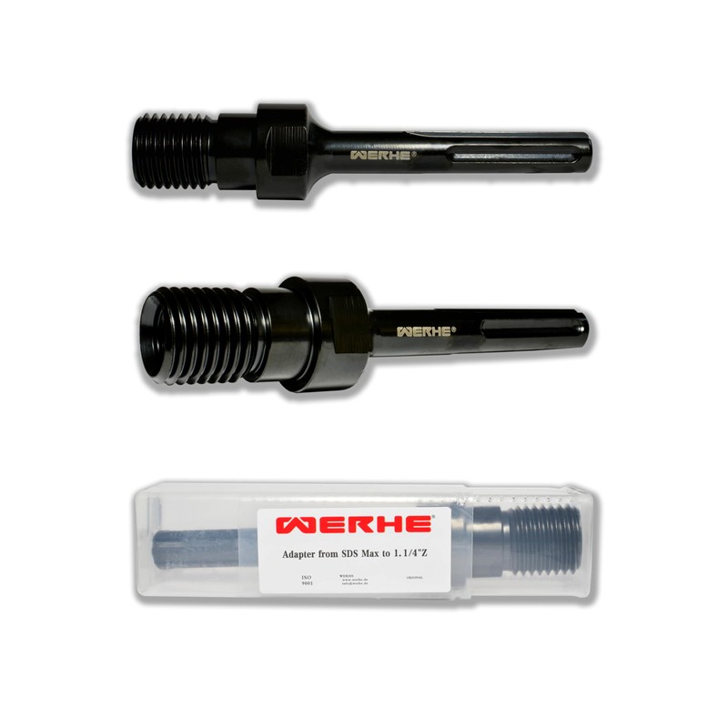 WERHE 1 1/4" UNC to SDS Max High Carbon Steel