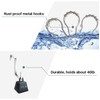 MISSLO Hanging Mesh Pockets Hold 340oz/1000ml Shampoo Shower Organizer with