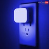 myCozyLite Dual Light Night Light Plug in, Red and Blue