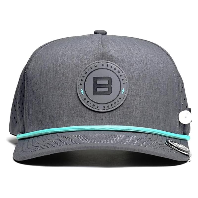 BRIMZ Golf Performance Hat - Breathable Sweat & Water Resistant