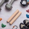 Qunclay 4 Pcs Climbing Hard Wood Pegs for Peg Boards,