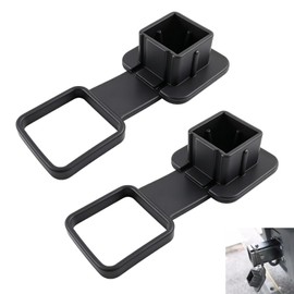 Set di 2 coperture per gancio di traino da 2 pollici, coperchio ricevitore gancio antipolvere quadrato protezione in gomma 5 cm, tappo tubo auto universale per gancio rimorchio auto SUV camion