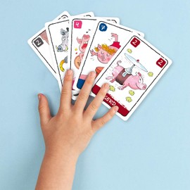 puls entertainment 88888 Sauschlau-Das Saulustige Card Game by Olchis Artist Erhard Dietl, White, 13.6 x 9.5 x 1.8 cm