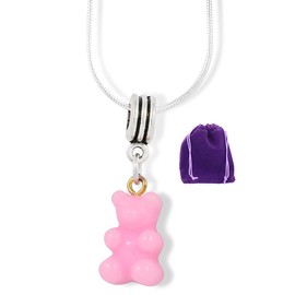 Emerald Park Jewelry - Collar con colgante de oso de gomita