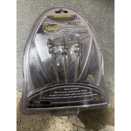 Stinger SBTY2F Bullet Series Car Amp Rca Y Split Adapter 1 Male 2 Female New