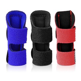 maarku 3枚入り 指 サポーター 指保護 指 固定 サポーター 固定用金属プレート すべての指に適応 フリーサイズ 通気性 耐久性 フリーサイズ(左右兼用)