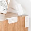INCREWAY Baseboard Corner Blocks, 6PCS Silicone Self Adhesive Safety Corner