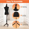 FDW Manikin 60”-67”Height Adjustable Female Dress Model Display Torso Body