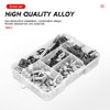 JNNJ 177 Pieces Screw Set Motorcycle Fairing Screws Kit, Motorcycle