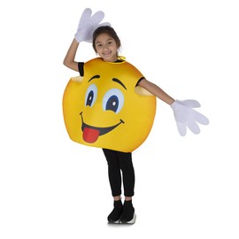 Dress Up America Smiling Costume for Kids - Happy Faces Costume For Kids - Role Play Costume For Dress Up- One Size Fits