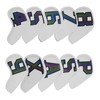 Scott Edward 10 Pcs Leather Golf Iron Head Covers Strong