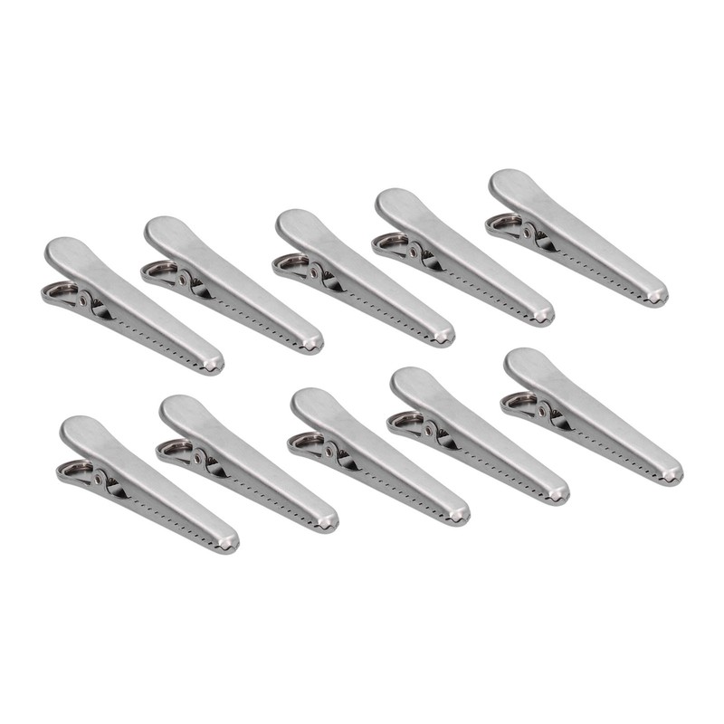 10PCS Stainless Steel Sealing Clip Coffee Bag Sealing Clip Food