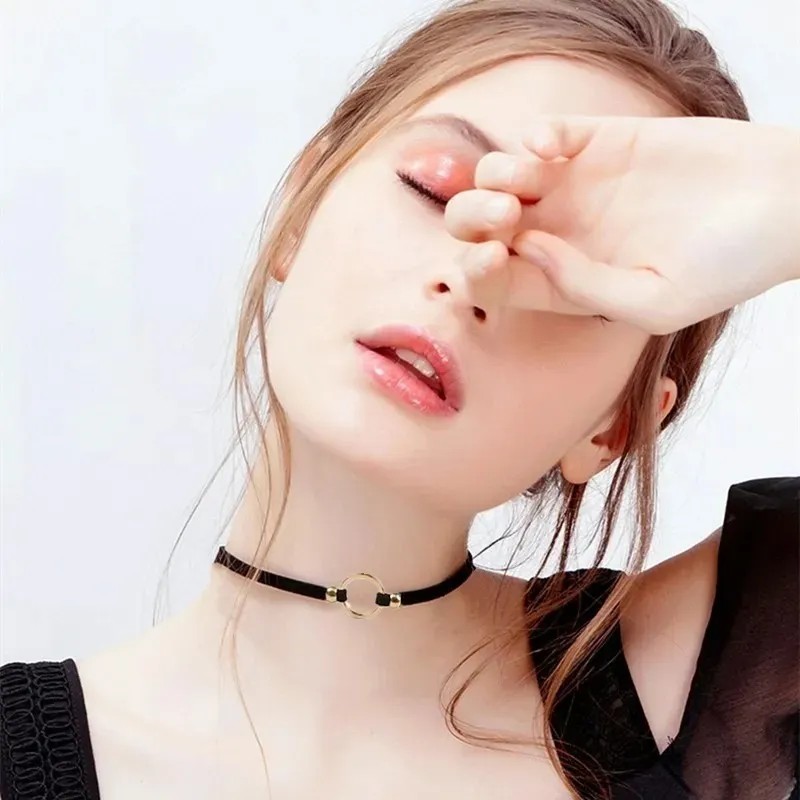 Gargantilla Choker Necklaces Color Lace, Accesorios Collar