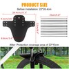 2PCS MTB Mountain Bike Mud Guard Wings, Front & Rear