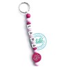 LALALO Butterfly Keyring with Name Engraving - Gift Pendant and