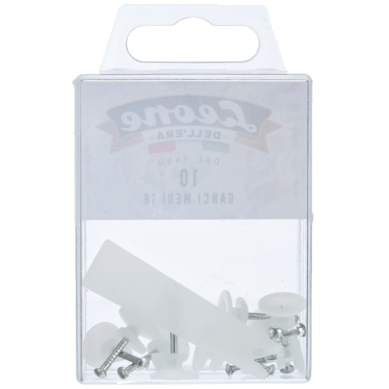 Leone Dell'Era 10 Medium Picture Hanging Hooks with Hardened Steel