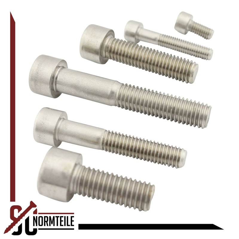Hexagon Socket Cap Screws, A2 V2A Stainless Steel, DIN 912,