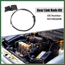 Motoforti Front Hood Latch Release Cable Fit for Jeep Grand Cherokee 1999-2004 No.55135532AB - Pack of 1 Long-lasting