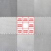 Modengzhe 40 x 13 inch Car Grill Mesh Sheet, Black