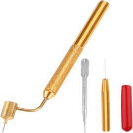 HomeSoGood Detailing Fine Painting Pen,0.5mm Gold Writer Slanted Fine Line Paint Pen,Paint Applicator Pen Precision Paint Pen Drawing Tool