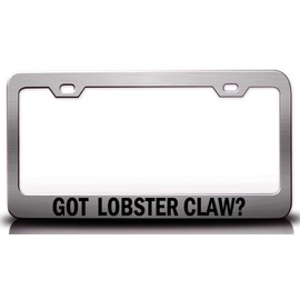 Custom Brother - GOT Lobster Claw Flowers Metal Car SUV Truck License Plate Frame Ch c87