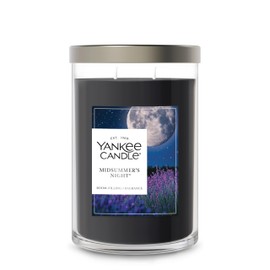 Yankee Candle Large Tumbler Scented Candle with up to 80 Hour Burn Time, Premium Plant Wax Blend for Consistent Burn, 20 oz Tumbler Candle with Room Filling Fragrance, Midsummer's Night