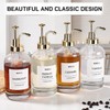 MHDCLY Coffee Bar Accessories, Coffee Syrup Dispenser - 4pack,16.9oz Syrup