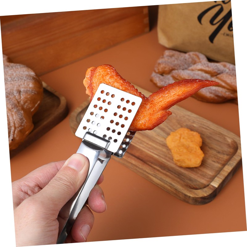 ULTECHNOVO Stainless Steel Tea Bag Squeezer Tong Multi Purpose Food