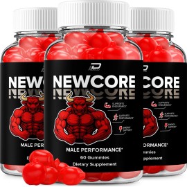 Newcore (3 Pack) Newcore Gummies for Men – New Core Male Gummy All-Natural Reviews