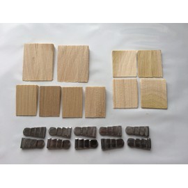 Beaver Tooth 20 Pack Hammer Hatchet Handle Wood & Metal Wedges