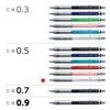 Pentel PG-METAL350 Mechanical Pencil, 0.5mm, Clear White, 10 PG315-TW