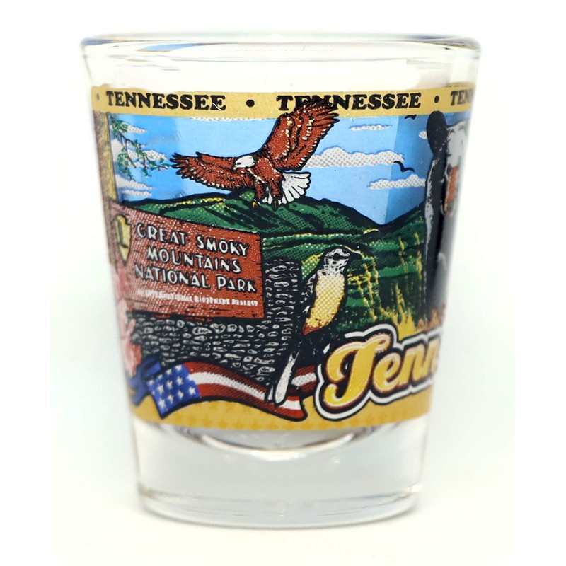 Tennessee State Wraparound Shot Glass